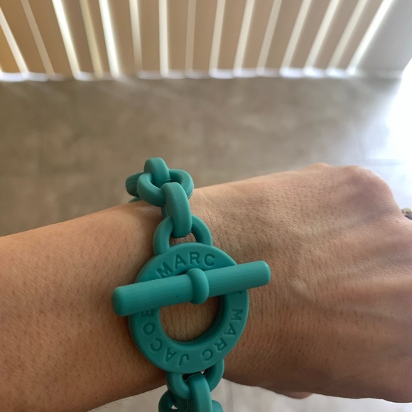 Turquoise Chain Bracelet with Charm - Picture 7 of 8